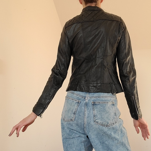 VINTAGE - Leather jacket - Picture 3 of 10